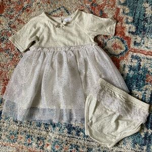 Hanna Andersson Sparkly Tulle Dress and Bloomers